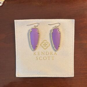 Kendra Scott Purple Earrings